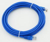 Патч-корд cat5E molded 5м синий RJ-45 (m)-RJ-45 (m) от магазина РЭССИ