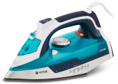 Утюг Vitek VT-1266 2400Вт синий от магазина РЭССИ