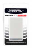 Универсальный внешний аккумулятор ROBITON POWER BANK Li7.8-W 7800мАч белый BL1 от магазина РЭССИ