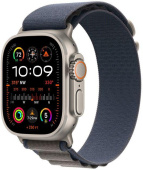 Смарт-часы Apple Watch Ultra 2 A2986 49мм OLED корп.титан Alpine loop рем.синий разм.брасл.:160-210мм (MREQ3LL/A) от магазина РЭССИ