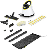 Пароочиститель напольный Karcher EasyFix SC 2 Deluxe 1500Вт белый/желтый от магазина РЭССИ