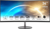 Монитор MSI 34" Pro MP341CQ черный VA LED 1ms 21:9 HDMI M/M матовая 300cd 178гр/178гр 3440x1440 100Hz FreeSync DP 2K 7.7кг от магазина РЭССИ