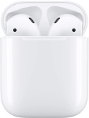 Гарнитура вкладыши Apple AirPods 2 A2032,A2031,A1602 белый беспроводные bluetooth в ушной раковине (MV7N2CH/A) от магазина РЭССИ