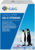 Картридж струйный G&G GG-C13T908340 пурпурный (70мл) для Epson WorkForce Pro WF-6090DW/6090DTWC/6090D2TWC/6590DWF от магазина РЭССИ