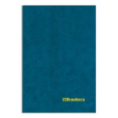 Книга учета BRAUBERG 96 листов А4 200x290 мм клетка твердая обложка из картона блок 130069 от магазина РЭССИ