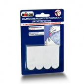 Полоски для плакатов Unibob двусторонние самоклеящиеся белый полиэтилен (упак: 4шт) (49003) от магазина РЭССИ