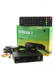 Цифровая ТВ-приставка PERFEO PF_A4488 "STREAM 2" DVB-T2/C для цифр.TV, Wi-Fi, IPTV, HDMI, 2 USB, DolbyDigital, пульт ДУ от магазина РЭССИ