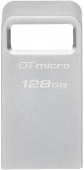 Флеш Диск Kingston 128Gb DataTraveler Micro DTMC3G2/128GB USB3.0 серебристый от магазина РЭССИ