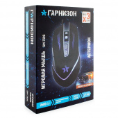 Мышь игровая Гарнизон GM-730G "Астерион" USB чип Х3 черн. софт тач 3200 DPI 6 кн.+колесо-кнопка кабель 15 м от магазина РЭССИ
