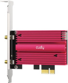 Сетевой адаптер Wi-Fi + Bluetooth Cudy WE4000 АХ5400 PCI Express (ант.внеш.съем) 1ант. от магазина РЭССИ