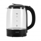 Чайник электрический Starwind SKG4031 1.7л. 2200Вт черный (корпус: стекло) от магазина РЭССИ