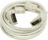 Кабель Ningbo RD-DVI-3-BR DVI-D Dual Link (m) DVI-D Dual Link (m) 3м феррит.кольца серый блистер от магазина РЭССИ