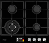 Газовая варочная поверхность Krona ALMA 60 черный от магазина РЭССИ