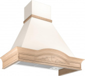 Вытяжка каминная Elikor Вилла Фрукты 90П-650-П3Д бежевый/дуб неокрашенный управление: ползунковое (1 мотор) от магазина РЭССИ