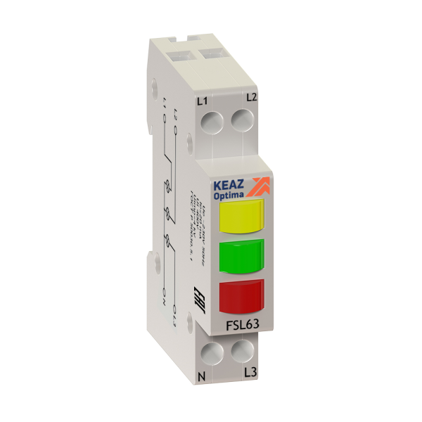 Индикатор фаз световой OptiDin FSL63-230A-УХЛ3 от магазина РЭССИ