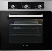Духовой шкаф Электрический Lex EDM 042 IX нержавеющая сталь/черный от магазина РЭССИ