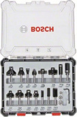 Набор фрез по дер. Bosch 2607017472 d(посад.)=8мм (фрезеры) (упак.:15шт) от магазина РЭССИ