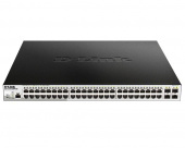 Коммутатор D-Link DGS-1210-52MPP/ME/B 48G 4SFP 48PoE 740W управляемый от магазина РЭССИ