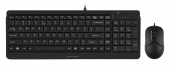 Клавиатура + мышь A4Tech Fstyler F1512 клав:черный мышь:черный USB (F1512 BLACK) от магазина РЭССИ