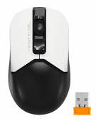 Мышь A4Tech Fstyler FG12S Panda белый/черный оптическая (1200dpi) silent беспроводная USB (3but) от магазина РЭССИ
