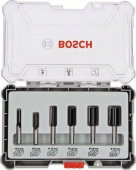 Набор фрез по дер. Bosch 2607017465 d(посад.)=6мм (фрезеры) (упак.:6шт) от магазина РЭССИ