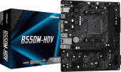 Материнская плата Asrock B550M-HDV Soc-AM4 AMD B550 2xDDR4 mATX AC`97 8ch(7.1) GbLAN RAID+VGA+DVI+HDMI от магазина РЭССИ