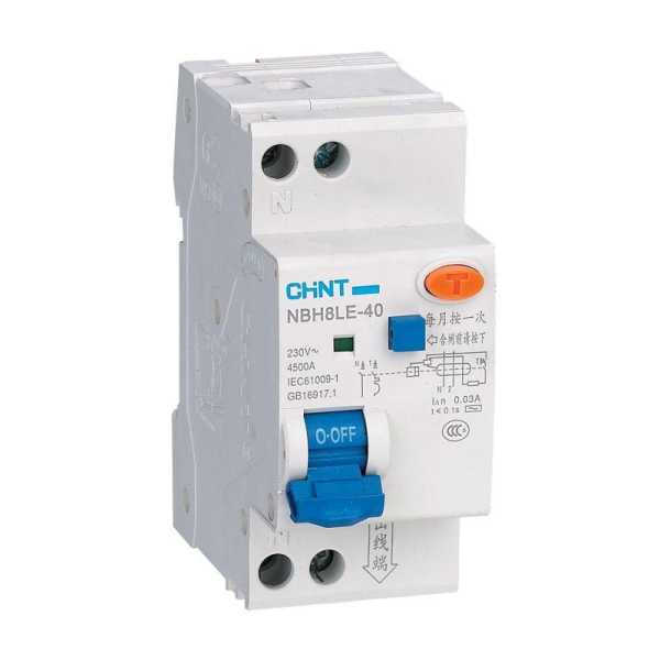 Выключатель автоматический дифференциального тока 1п+N C 16А 30мА 4.5кА NBH8LE-40 (R) 206062 от магазина РЭССИ