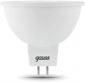 Лампа светодиодная Gauss Black 5Вт цок.:GU5.3 рефлектор 220B 4100K св.свеч.бел.ней. MR16 (упак.:10шт) (101505205) от магазина РЭССИ