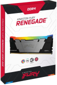 Память DDR4 8GB 3600MHz Kingston KF436C16RB2A/8 Fury Renegade RGB RTL Gaming PC4-28800 CL16 DIMM 288-pin 1.35В dual rank с радиатором Ret от магазина РЭССИ