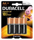 Батарея Duracell Basic CN LR6-4BL MN1500 AA (4шт) от магазина РЭССИ