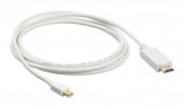 Кабель аудио-видео Buro 1.2v miniDisplayport (m)/HDMI (m) 2м. Позолоченные контакты белый (BHP MDPP-HDMI-2) от магазина РЭССИ