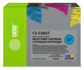 Картридж струйный Cactus CS-C6657 №57 многоцветный (18мл) для HP 450/5145/5150/5151/5550/5552/5650/5652/565 от магазина РЭССИ