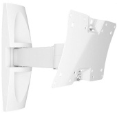 Кронштейн для телевизора Holder LCDS-5063 белый 19"-32" макс.30кг настенный поворот и наклон от магазина РЭССИ