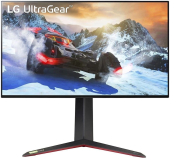 Монитор LG 27" UltraGear 27GP95RP-B черный IPS LED 1ms 16:9 HDMI матовая HAS 400cd 178гр/178гр 3840x2160 160Hz G-Sync FreeSync Premium Pro DP 4K USB 7.4кг от магазина РЭССИ