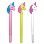 Фигурная шариковая ручка ЮНЛАНДИЯ Единорог мягкий силиконовый корп ассорти синяя 0.7 мм 143776 от магазина РЭССИ