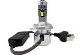 Комплект светодиодных линз Clearlight Н4 MINI PRO 50 радиатор 4300K 2шт KBM CL H4 mini pro 4K-2 от магазина РЭССИ
