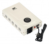 Стабилизатор напряжения IEK Slim 0.5кВА однофазный белый (IVS22-1-D05-09) от магазина РЭССИ