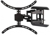 Кронштейн для телевизора Hama FULLMOTION TV Fully Mobile черный 37"-90" макс.50кг настенный мобильный от магазина РЭССИ