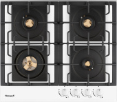 Газовая варочная поверхность Weissgauff HGG 6445 WH Volcano Burner белый от магазина РЭССИ