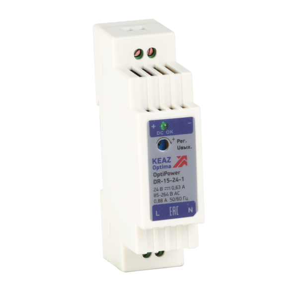 Блок питания OptiPower DR-15-24-1 от магазина РЭССИ
