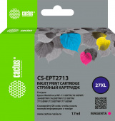 Картридж струйный Cactus CS-EPT2713 27XL пурпурный (17мл) для Epson WorkForce WF-3620/3640/7110/7210 от магазина РЭССИ