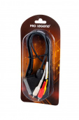 Аудио-видео кабель Pro Legend PL1109 SCART вилка <--> 3xRCA вилка, видео+стерео-аудио, 1.5 м BL1 от магазина РЭССИ