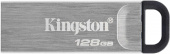 Флеш Диск Kingston 128Gb DataTraveler Kyson DTKN/128GB USB3.1 серебристый/черный от магазина РЭССИ