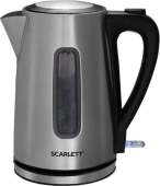 Чайник электрический Scarlett SC-EK21S13 1.7л. 2200Вт серебристый/черный корпус: металл/пластик от магазина РЭССИ