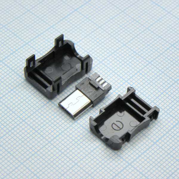 microUSB 5BM пласт. кожух от магазина РЭССИ