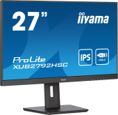 Монитор Iiyama 27" ProLite XUB2792HSC-B5 черный IPS LED 4ms 16:9 HDMI M/M матовая HAS Piv 250cd 178гр/178гр 1920x1080 75Hz DP FHD USB 6.6кг от магазина РЭССИ