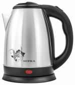 Чайник электрический Supra KES-1802S 1.8л. 1500Вт нержавеющая сталь/черный (корпус: нержавеющая сталь) от магазина РЭССИ