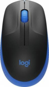 Мышь Logitech M190 черный/синий оптическая (1000dpi) беспроводная USB (2but) от магазина РЭССИ