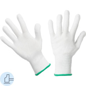 Перчатки нейлоновые Gward Touch белого цвета без покрытия р. М 12 пар NP1001 NP1001white/M12 от магазина РЭССИ