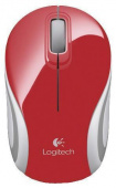 Мышь Logitech Mini M187 красный оптическая (1000dpi) беспроводная USB для ноутбука (2but) от магазина РЭССИ